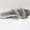 Womens Office Stella Embellished Two Plait Sandals Silver