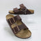 Womens BIRKENSTOCK Arizona Two Strap Sandals Brown Oiled Leather