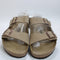 Mens BIRKENSTOCK Arizona Two Strap Sandals Tobacco Brown Oiled Leather