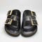 Womens BIRKENSTOCK Arizona Droplet EXQUISITE Sandals Black