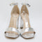 Womens Office Heart Land Two Part Sandals Silver