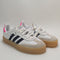 adidas Sambae Trainers White Night Indigo Pink Gum Uk Size 4