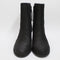 Womens Toms Evelyn Heeled Boots Black Leather