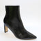 Odd sizes - Womens Office Adele Slim Heel Ankle Boots Black Uk Sizes Right 6/Left 5