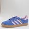 adidas Gazelle Trainers Blue Orchid Fusion Gum Uk Size 6