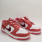 Nike Dunk Low White Teram Red Dragon Red Uk Size 6