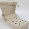 Womens Crocs Classic Lined Neo Puff Boots Bone