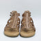 Womens Blowfish Malibu Bloomy Weave Sandals Dark Cashew Dyecut