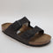 Womens Birkenstock Arizona Two Strap Velvet Gray Uk Size 7