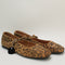 Womens Office Friday Mary Jane Ballerinas Leopard Leather Uk Size 7