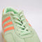 Womens Adidas Gazelle Stack Trainers Semi Green Spark Solar Orange Gum Uk Size 5