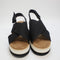 Odd sizes - Womens Toms Diana Cross Strap Black Uk Sizes Right 4/Left 5
