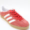 adidas Gazelle Indoor Trainers Better Scarlet Red White Gum Uk Size 6.5