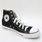 Odd Sizes - Converse All Star Hi Trainers Black Canvas - UK Sizes Right 8/Left 7