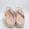 Womens Crocs Getaway Platform Flip Flops Pink Caramel Patent