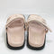 Womens Office Serena Cut Out Two Strap Footbed Sandals Pink Suede Uk Size 6