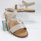 Womans TOMS Mar Sandals Champagne Swimmer Suede