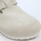 Womens Birkenstock Boston Clogs Antique White Suede Uk Size 7