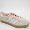 Odd sizes - Womens adidas Gazelle Indoor Sandy Pink White Gum Uk Sizes Right 6/Left 5