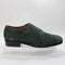 Mens REISS Amalfi Suede Double Monk Strap Shoes Forest Green - UK Size 8