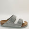 Womens Birkenstock Arizona Two Strap Sandals Pure Sage Suede Uk Size 4.5