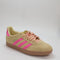 adidas Gazelle Trainers Power Yellow Lucid Pink Gum Uk Size 5