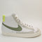 Odd Sizes -  Nike Blazer Mid 77 White Oil Green Sail Volt - UK Sizes Right 6.5/Left 5.5