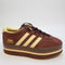 Odd Sizes -  adidas Gazelle Stack Trainers Fox Brown Orange Tint Gum - UK Sizes Right 4.5/Left 4