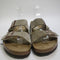 Mens Birkenstock Arizona Two Strap Taupe Suede Uk Size 9