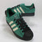 adidas Superstar Il Trainers Collegiate Green Cream White Black