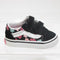 Kids Vans Old Skool (T) Glitter Flower Power Multi True White - UK Size 2.5 infant