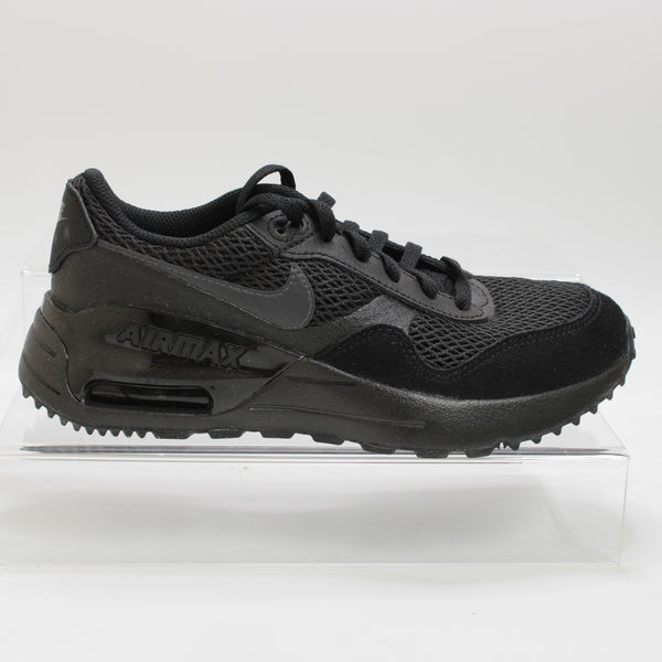 Nike Air Max System Junior Trainers Black Uk Size 3