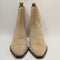 Womens Office Aries Western Chelsea Ankle Boots Beige Suede Uk Size 6