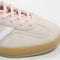 Odd sizes - Womens adidas Gazelle Indoor Sandy Pink White Gum Uk Sizes Right 6/Left 5