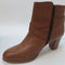 Womens Office Alma Buckle Strap Ankle Boots Tan Leather Uk Size 8