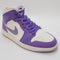 Womens Nike Air Jordan 1 Mid Action Grape Sly Light Purple Sail Uk Size 5