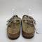 Mens Birkenstock Arizona Two Strap Taupe Suede Uk Size 9