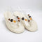 Womens OFFICE Sl Soleil  Beaded Toe Post Sandals White