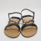 Odd Sizes - Les Tropeziennes Batresse Sandal Black Gold UK Sizes - Right 6/Left 5