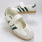 adidas Samba Jane Ballet Trainers Offwhite Collegiate Green Gold Metallic