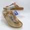 Womens BIRKENSTOCK Gizeh Toe Thong Footbed Sandals Cognac Braided