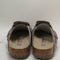 Mens Birkenstock Boston Clogs Gray Taupe Suede Uk Size 7.5