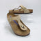 Womens BIRKENSTOCK Toe Thong Soft Footbed Sandals Sandcastle Nubuck