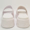 Womens Juicy Couture Baby Track Sandals White Uk Size 6