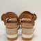 Womens Toms Diana Wedge Sandals Tan Leather Uk Size 6