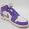 Womens Nike Air Jordan 1 Mid Action Grape Sly Light Purple Sail Uk Size 5