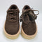 Clarks Originals Sandford Trainers Dark Brown - OFFCUTS SHOES by OFFICE