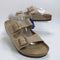Mens BIRKENSTOCK Arizona Two Strap Sandals Tobacco Brown Oiled Leather
