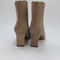 Office Amaya Covered Chelsea Ankle Boots Taupe Faux Suede Uk Size 5