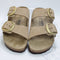 Womens Birkenstock Arizona Big Buckle Sandals Sandcastle Nubuck Uk Size 4.5